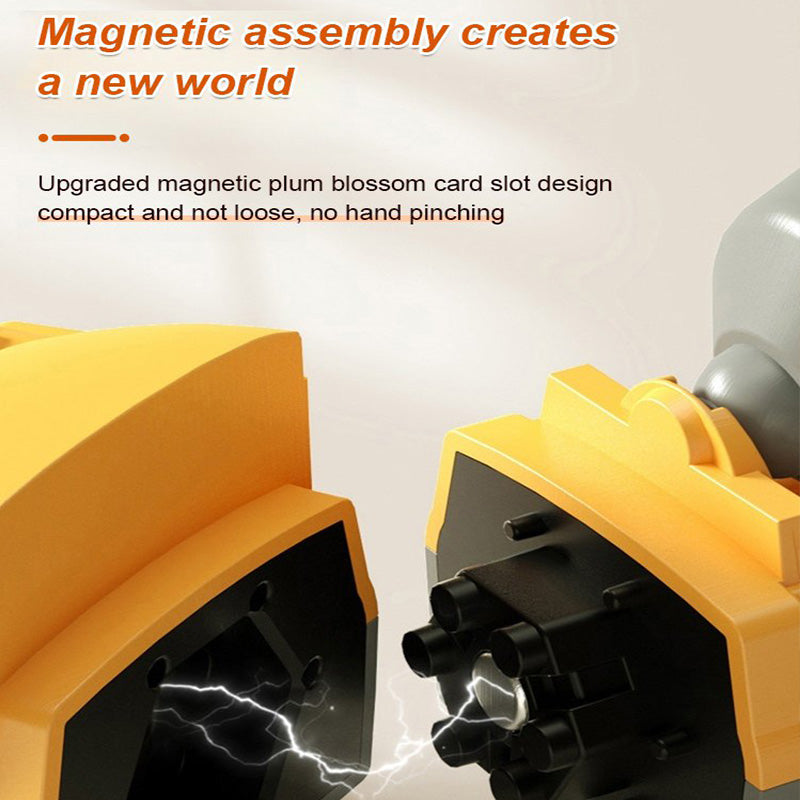 🔥🎁Magnetic Transform Engineering Car Assembled Toys