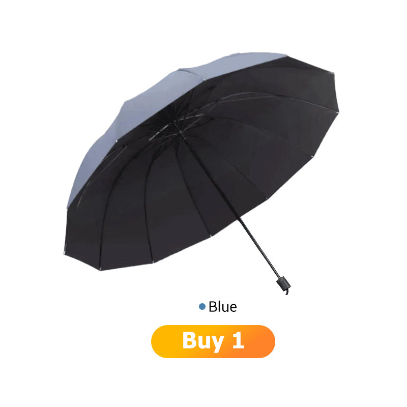 📢  HOT SALE 49% OFF ☔12-Rib Large Foldable Windproof Umbrella