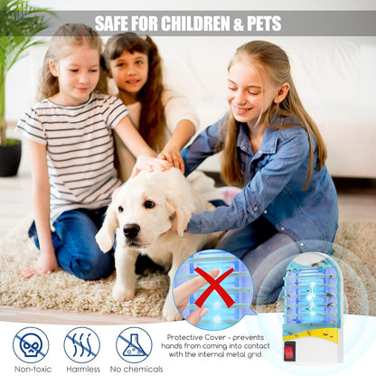 🔥LED Blue Light Trap Household Mosquito Killer Lamp