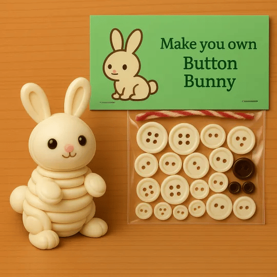🎄 50% OFF NOW! 🎨 DIY Button Animal Ornaments - Creative Craft Kit for Kids, Develops Fine Motor Skills & Creativity 🧵📦