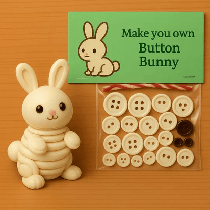 🎄 50% OFF NOW! 🎨 DIY Button Animal Ornaments - Creative Craft Kit for Kids, Develops Fine Motor Skills & Creativity 🧵📦