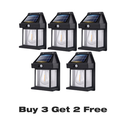 🎁 50% OFF! 💡 SOLAR WALL LIGHT - Motion Sensor & Weatherproof, Automatic Dusk to Dawn Operation, Easy Installation for Garden and Pathway 🌟🛒
