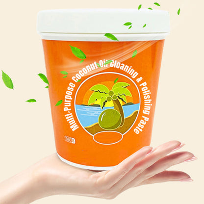🔥New Hot Selling❤️‍🔥 Multi-Purpose Coconut Oil Cleaning & Polishing Paste