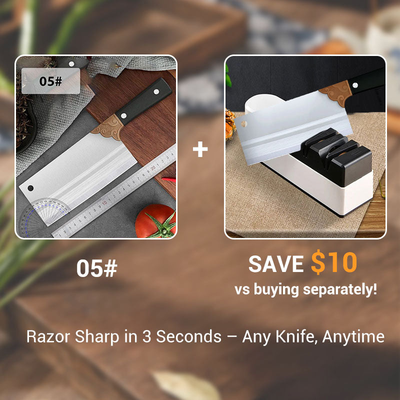 ✨ Forged Carbon Steel Chef's Knife — Sharp, Durable, Rust-Resistant and Versatile for Every Kitchen! ✨