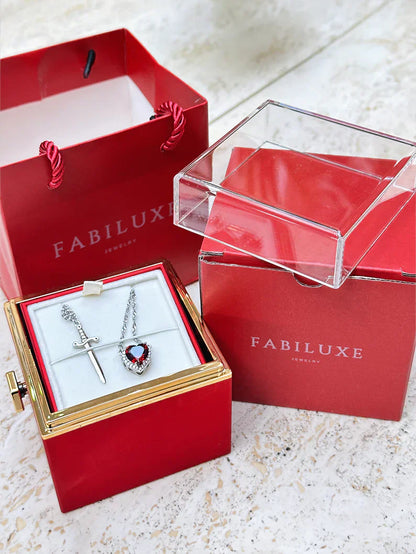 💕Mother's Day Sale💕Eternal Rose Box - W/ LoveKnight Necklace🎁
