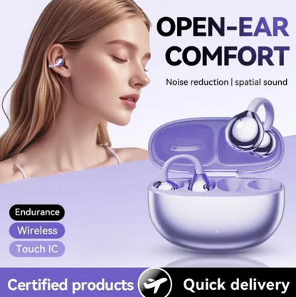 🔥2025 New Arrival🔥 Ear Clip Bluetooth Headphones-BUY 2 FREE SHIPPING NOW