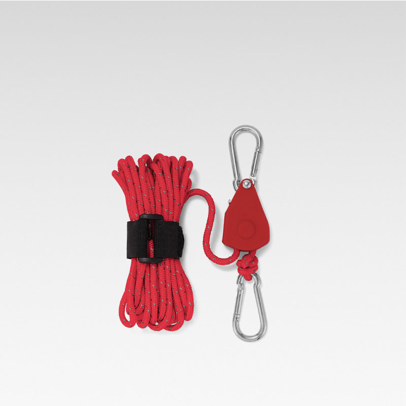 🔥Portable Adjustable Fix Camping Rope🌳