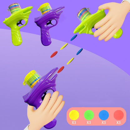 🔥Christmas Limited-Time Offer: 50% OFF!!!🎉Kid’s Gift! Mini Flying Disc Launcher Toy