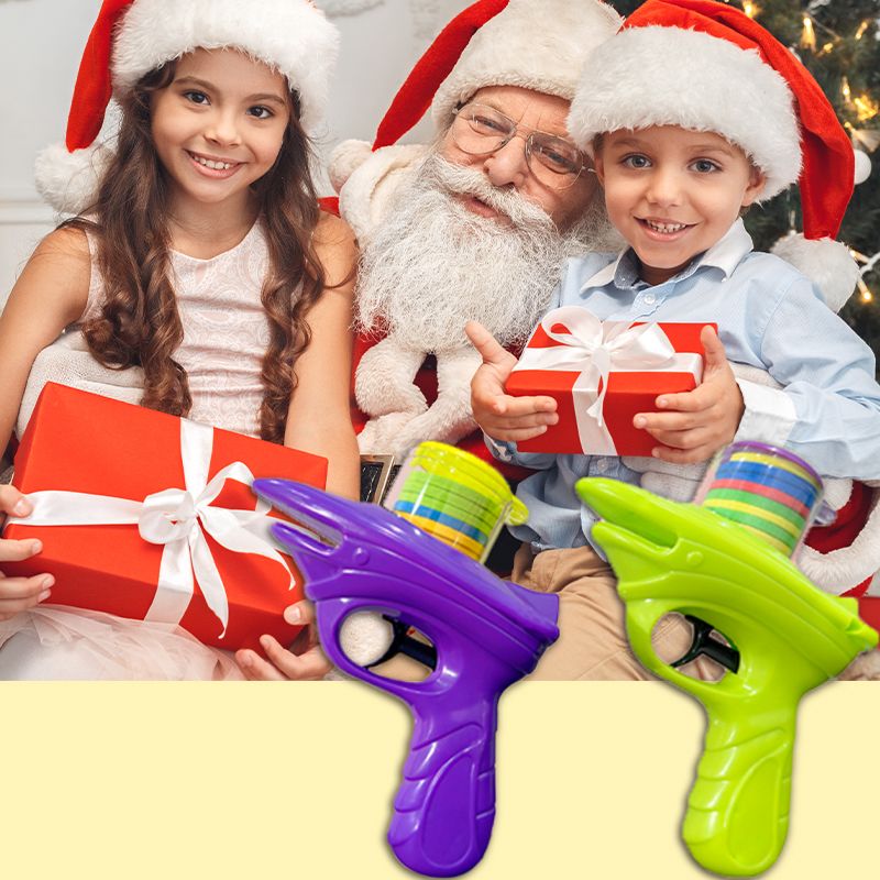 🔥Christmas Limited-Time Offer: 50% OFF!!!🎉Kid’s Gift! Mini Flying Disc Launcher Toy