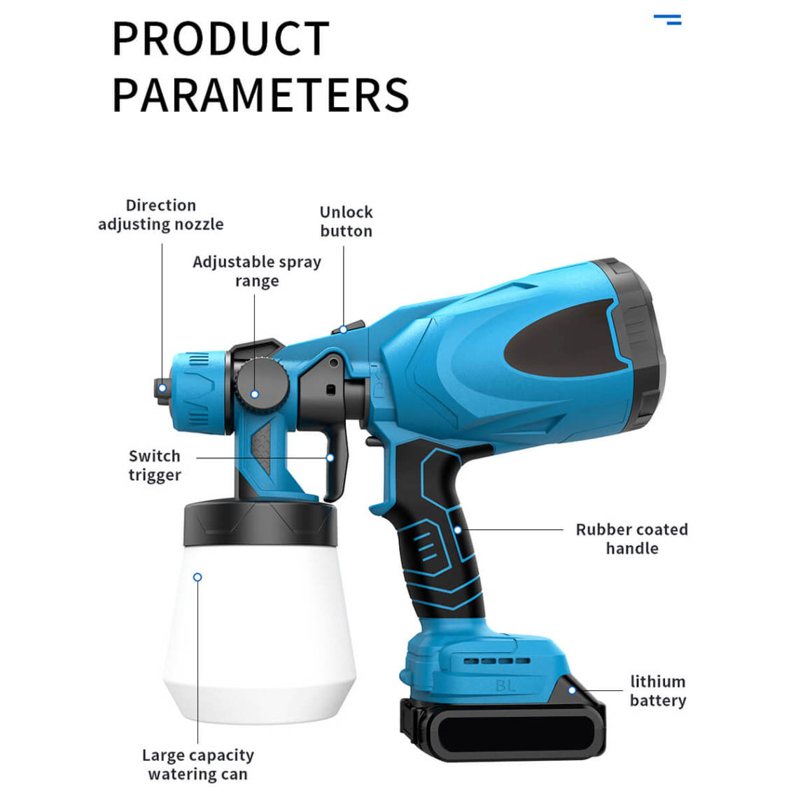 🔥Hot Sale🔥High-pressure Cordless Paint Sprayer