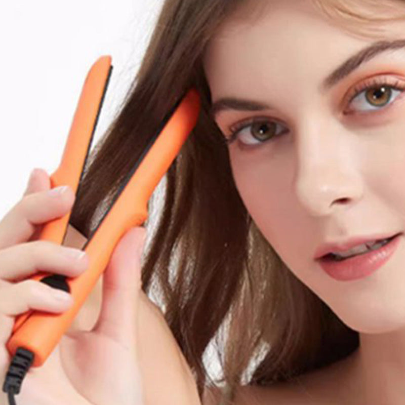 🔥Limited stock available 50% OFF🔥2-in-1 Mini Curling Wand & Flat Iron Hair Straightener