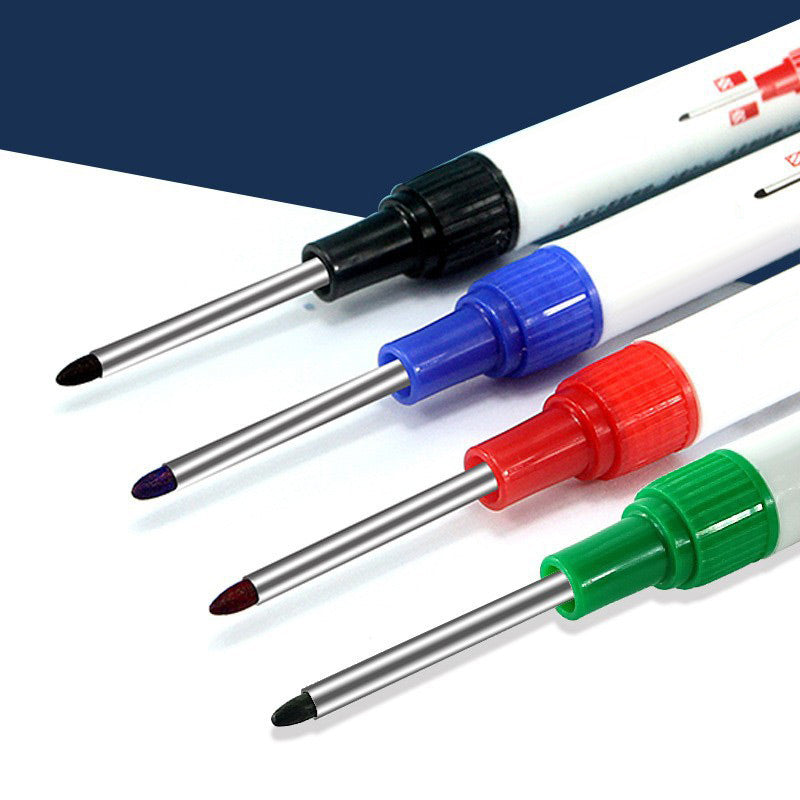 💖2025 Hot Sale💖 Long-Tip Marker Pen 🖍️Oil-Based&Quick-Dry