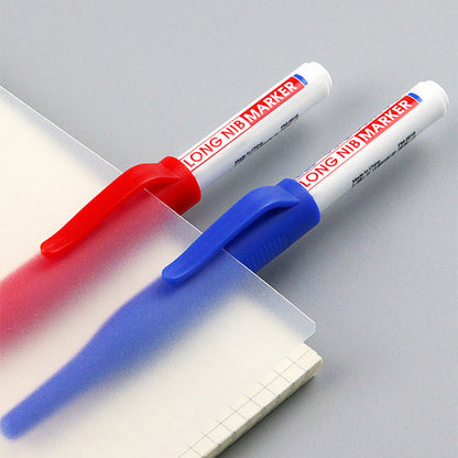 💖2025 Hot Sale💖 Long-Tip Marker Pen 🖍️Oil-Based&Quick-Dry