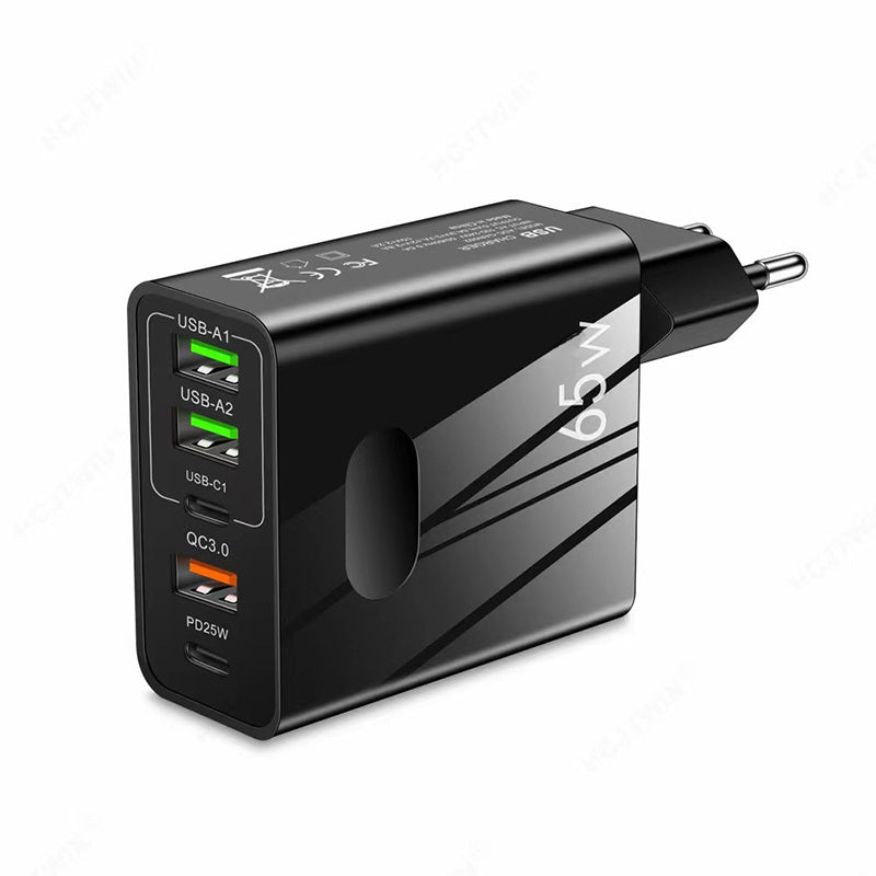 🔥New Hot Selling❤️‍🔥 [Practical Gift] 65W Multiple-Ports Fast Charger
