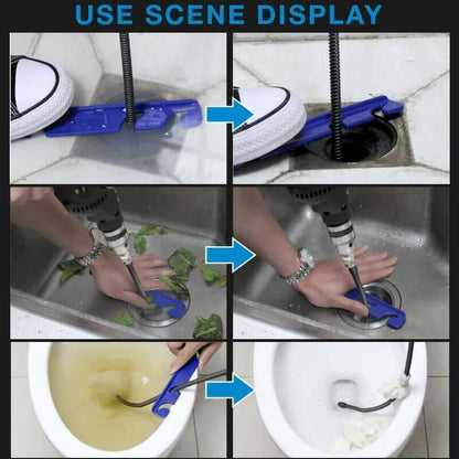 Electric drain cleaning spring succeeds