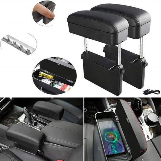 2025🔥🚗Multifunction Car Elbow Support Gap Filler with Wireless Charging