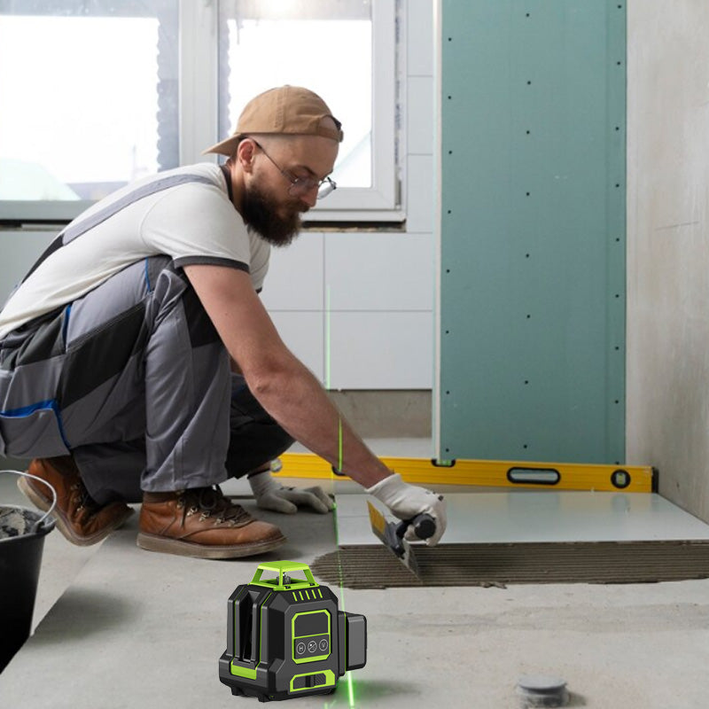 ✨LAST DAY SALE 49 OFF✨  360° Green Beam Self-Leveling Laser Level