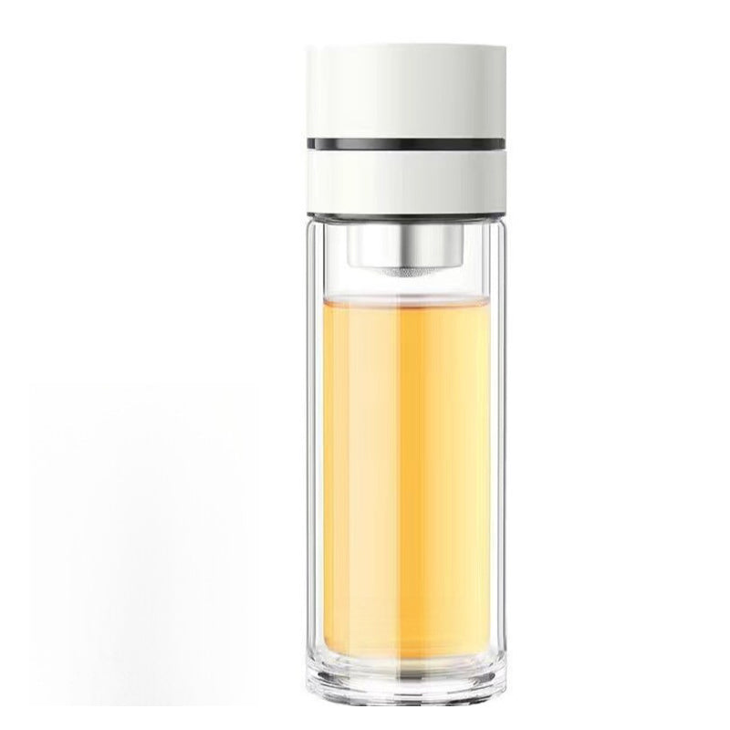 🔥New Hot Selling❤️‍🔥 Double Wall Borosilicate Portable Tea Cup