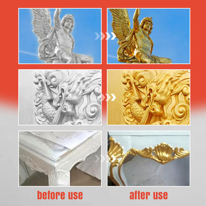 Bright Gold Metal & Wood Water-Based Paint