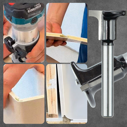 1/4 handle wood veneer carbon fiber board arc bending knife 8 mm small trimming machine special veneer arc cutter head