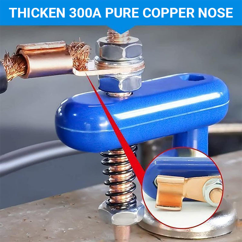 Heavy-Duty Magnetic Welding Ground Clamp