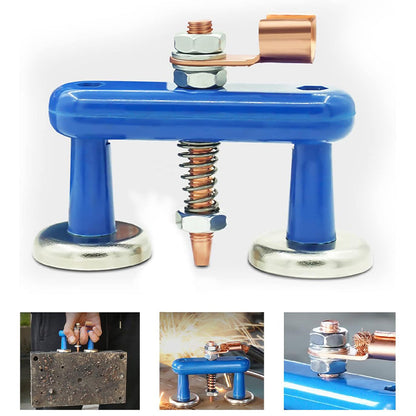 Heavy-Duty Magnetic Welding Ground Clamp