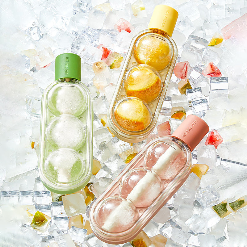 Practical 2-in-1 Popsicle Molds with Straws