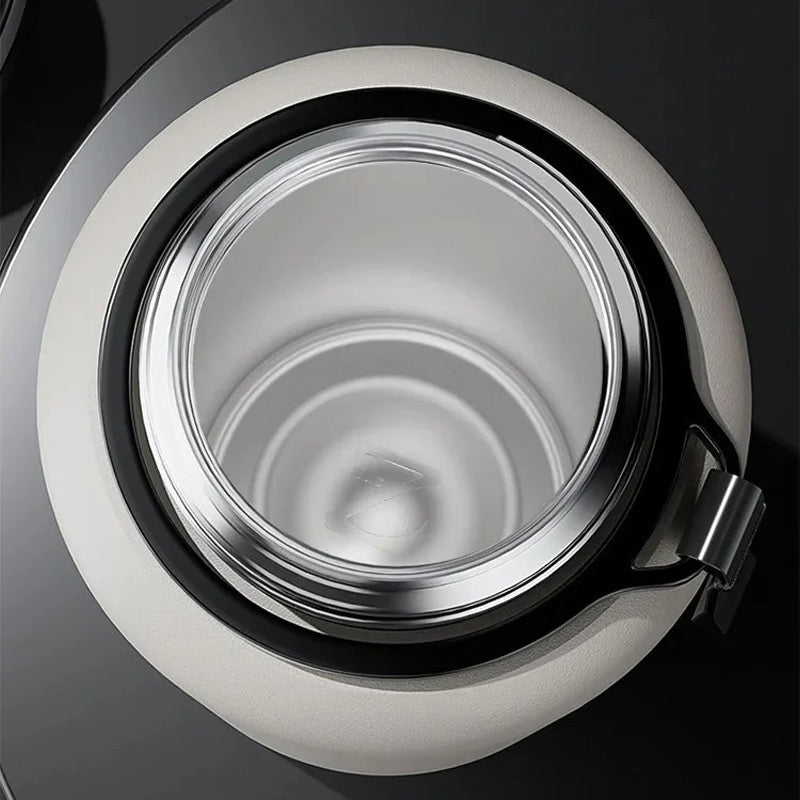 Gardenia Pattern Large Capacity Thermal Cup