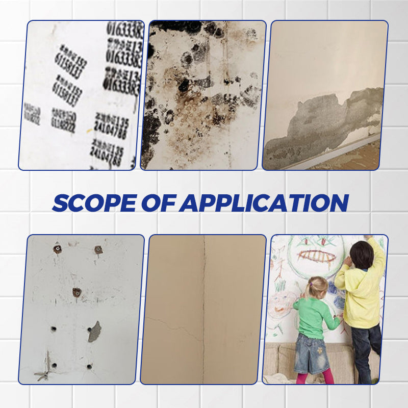 🛡Waterproof & Mildew-Resistant Wall Repair Paste🌿
