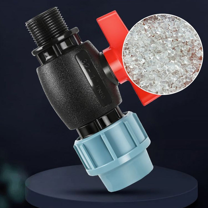 🔥PE Water Pipe Quick Connect Ball Valve