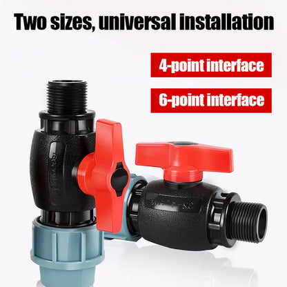 🔥PE Water Pipe Quick Connect Ball Valve