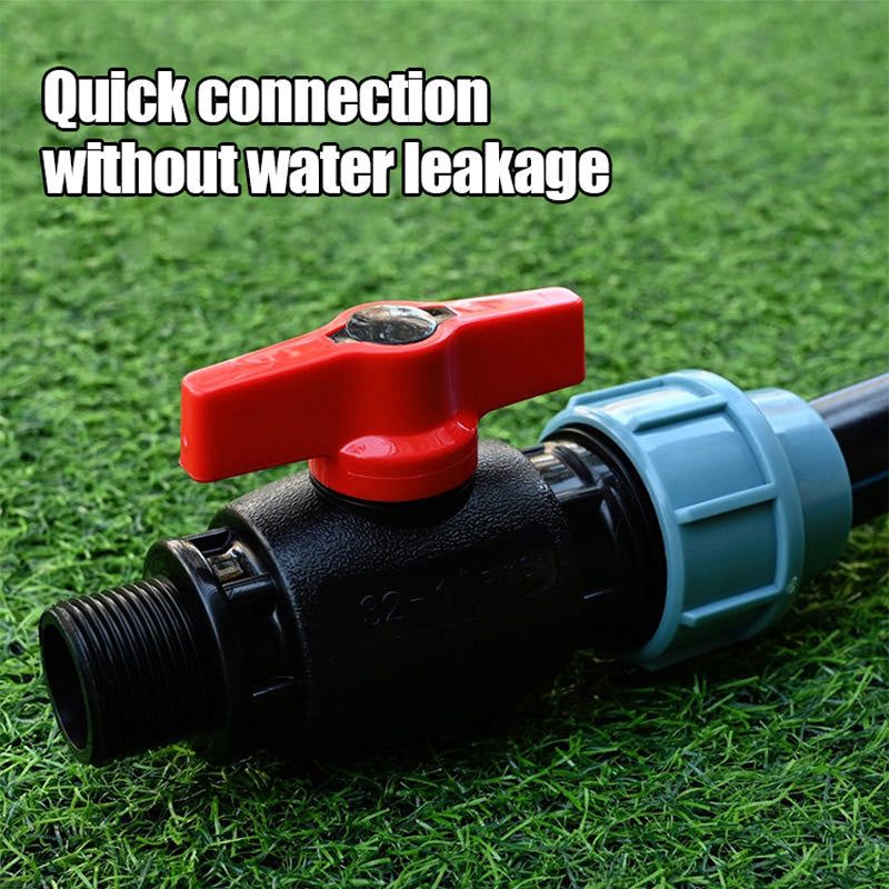 🔥PE Water Pipe Quick Connect Ball Valve