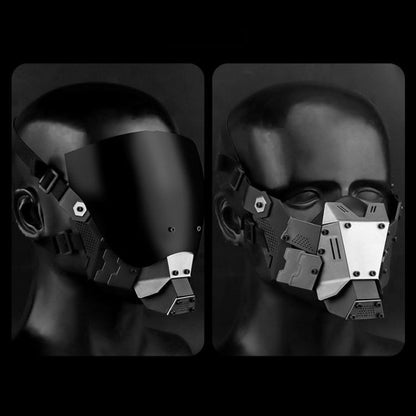 Futuristic Tactical Full Face Cyber Mask