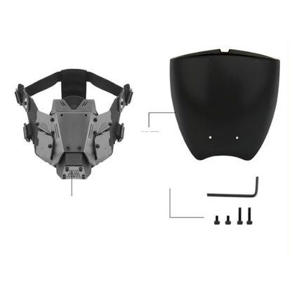 Futuristic Tactical Full Face Cyber Mask