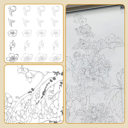 🎨HOT SALE 53% OFF🖼️ Chinese Painting White Drawing Copying Album