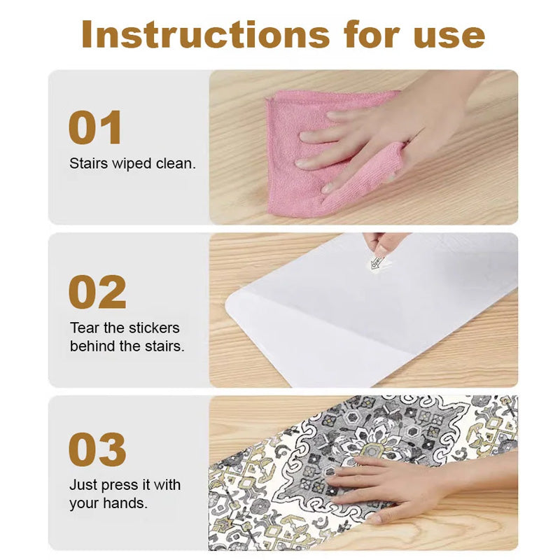 🔥New Hot Selling❤️‍🔥 Non-slip & Silent Self-Adhesive Stair Mats