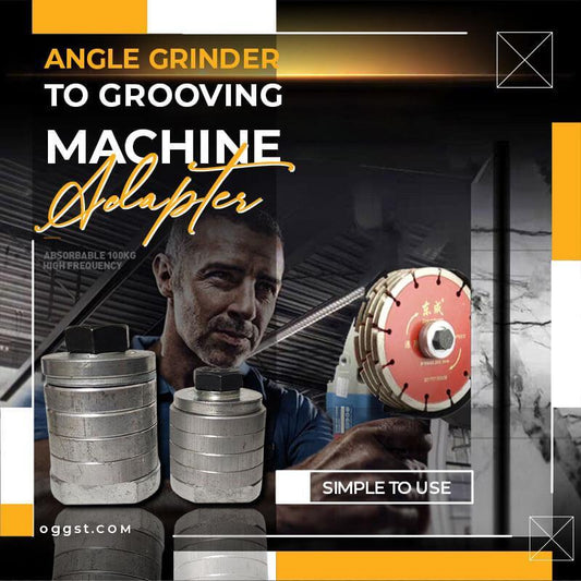 🔥Angle Grinder To Grooving Machine Adapter🔧
