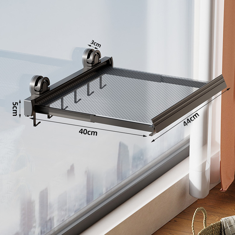 💖2025 Hot Sale💖 No-Punch Suction Cup Telescopic Drying Rack