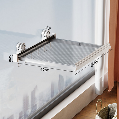 💖2025 Hot Sale💖 No-Punch Suction Cup Telescopic Drying Rack
