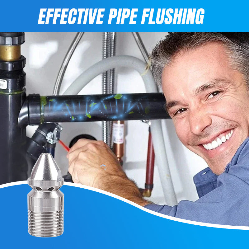 🔥2025 new hot sale🔥Rotary High-Pressure Sewer Jetting Nozzle