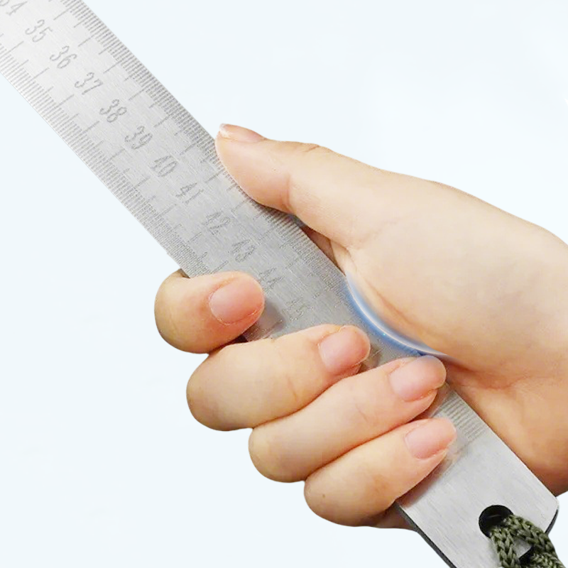 Multifunctional Portable Self-Defense Stainless Steel Ruler