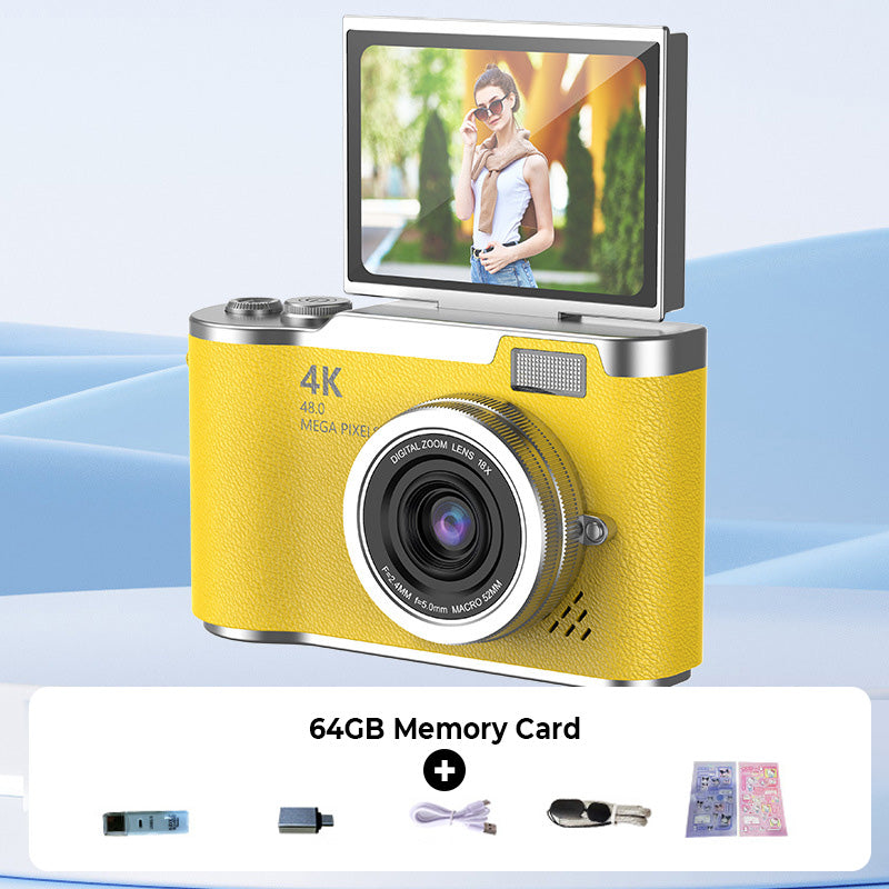 4K HD Flip-Screen Digital Camera