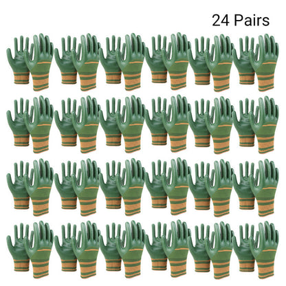 💥 49% OFF🎁 Rubber Coated Work Gloves with Knit Wrist Cuff