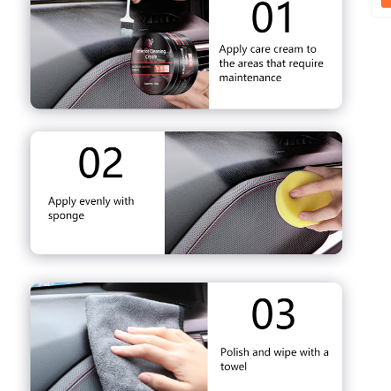 🔥 LAST DAY PROMOTION - 50%OFF 🔥Interior Cleaning Cream for Cars