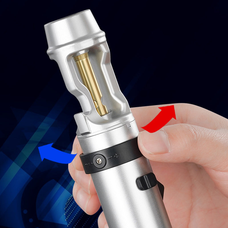 🔥Outdoor windproof refillable flashlight lighter