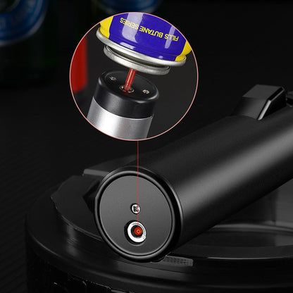 🔥Outdoor windproof refillable flashlight lighter
