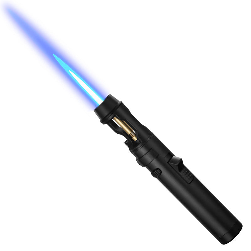 🔥Outdoor windproof refillable flashlight lighter
