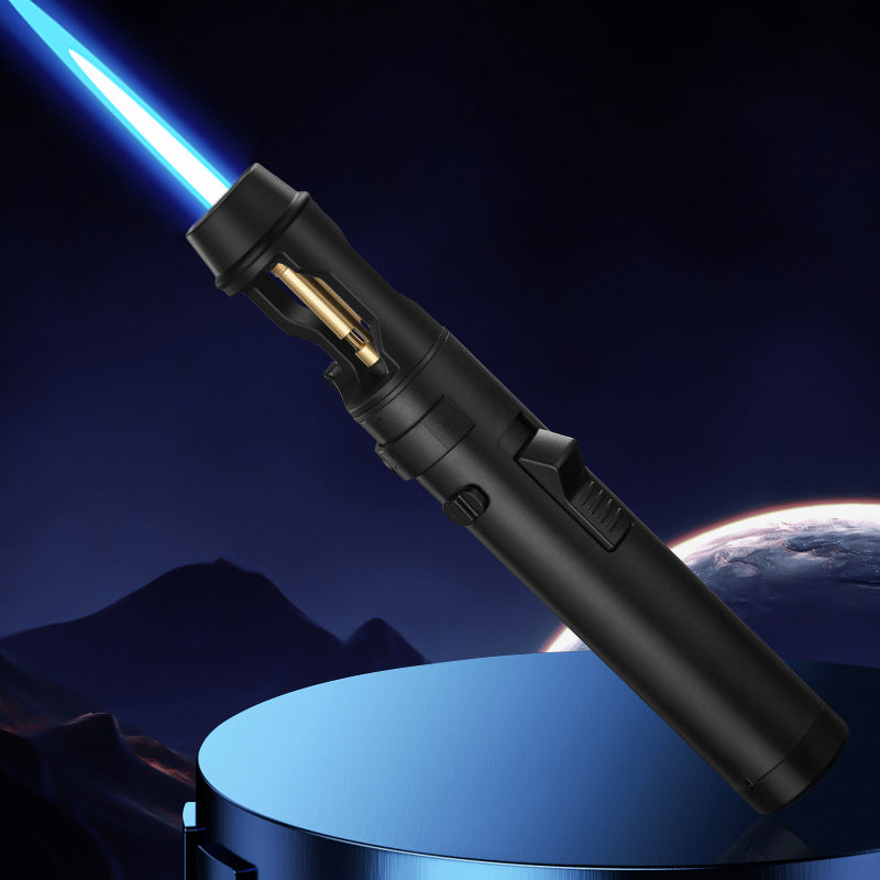🔥Outdoor windproof refillable flashlight lighter