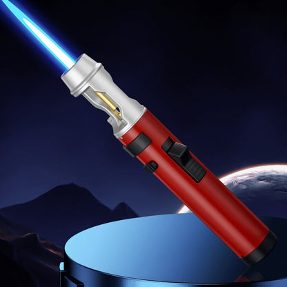 🔥Outdoor windproof refillable flashlight lighter
