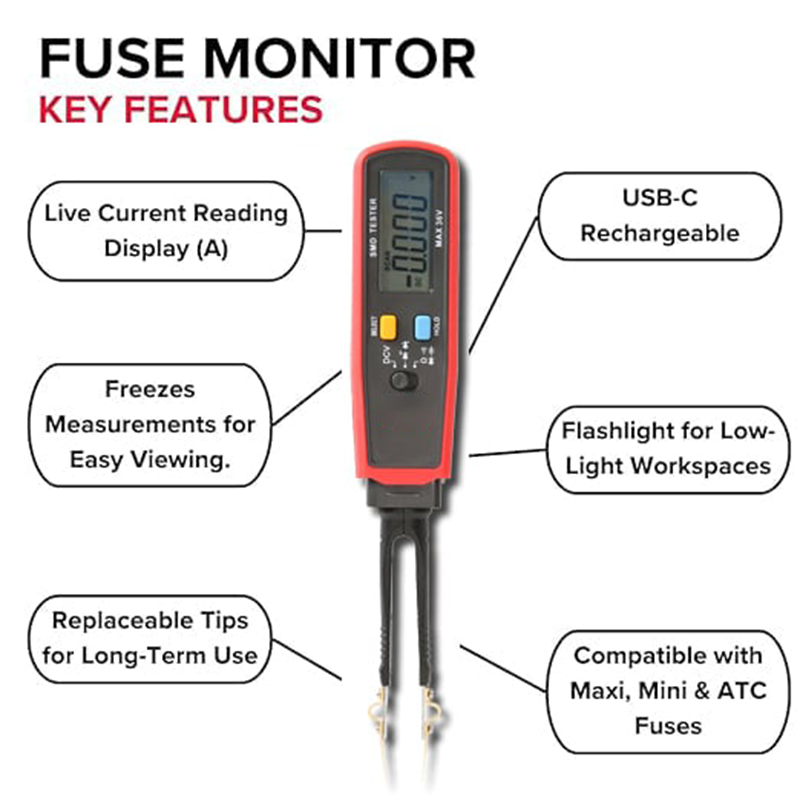 6000 Counts Digital SMD Tester with Auto Range